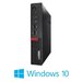 Mini PC Lenovo ThinkCentre M710q, i5-7400T, 8GB DDR4, 128GB SSD, Win 10 Home